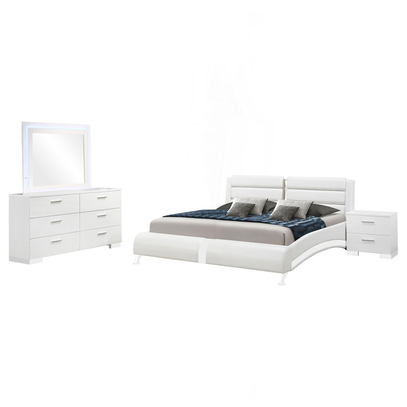 Ensemble de chambre avec très grand lit 4 pièces Fillmore