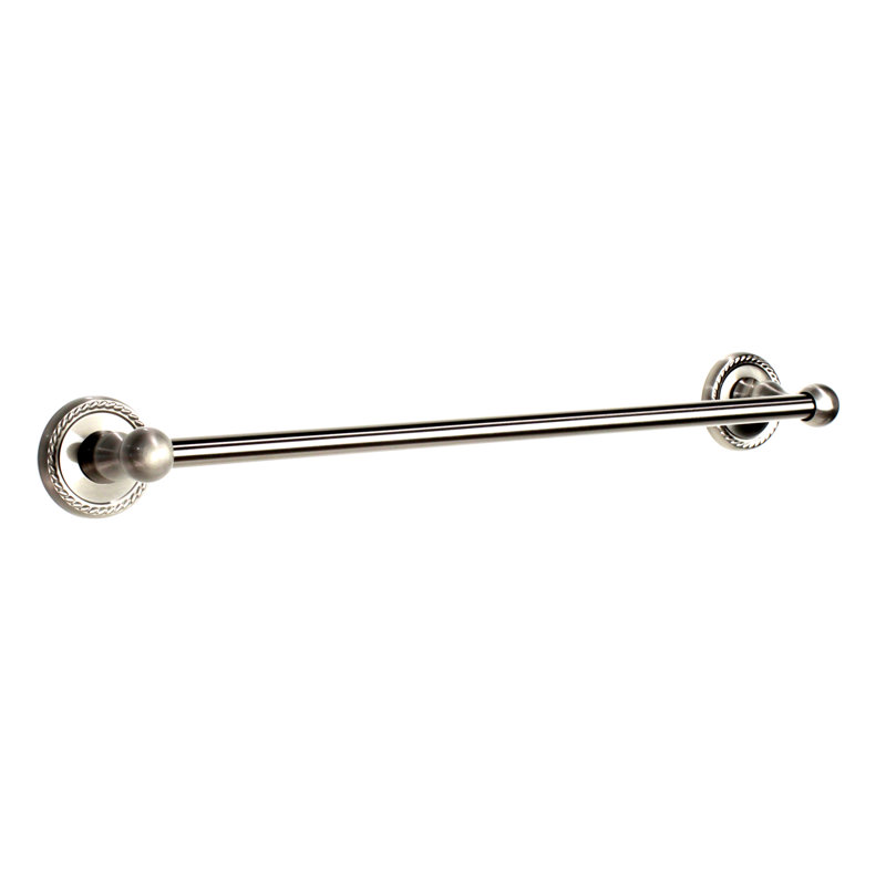 Barre à serviettes murale Aria, Nickel satiné