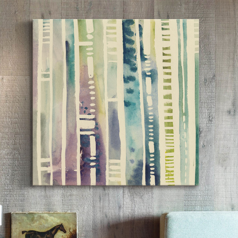 Nightfall Cascade I - Wrapped Canvas Painting, 46cm H x 46cm W x 4cm D