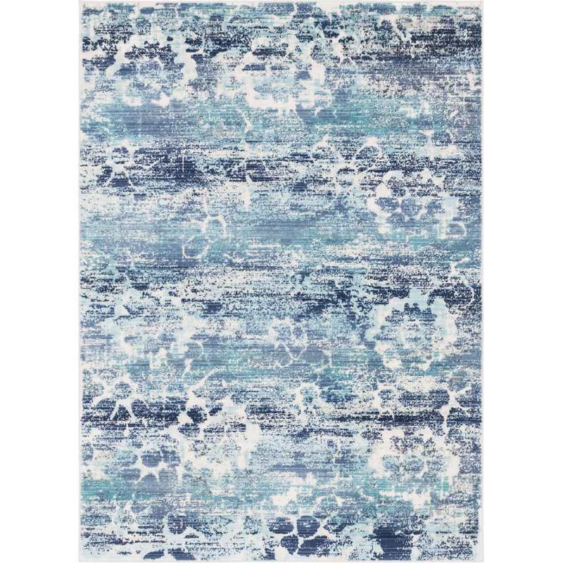 Abstract Indoor Rug, Rectangle 4'1" x 5'11"