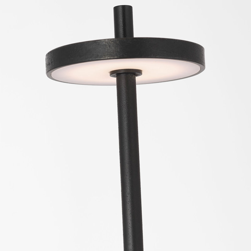 Kelly Wearstler Sene Rechargeable Table Lamp, Black, 1.6 W, 23" H x 5" W x 5" D