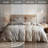 100% French Linen Duvet Cover & Sham Set with Hidden Zipper and Corner Ties-1563073306-1563073381