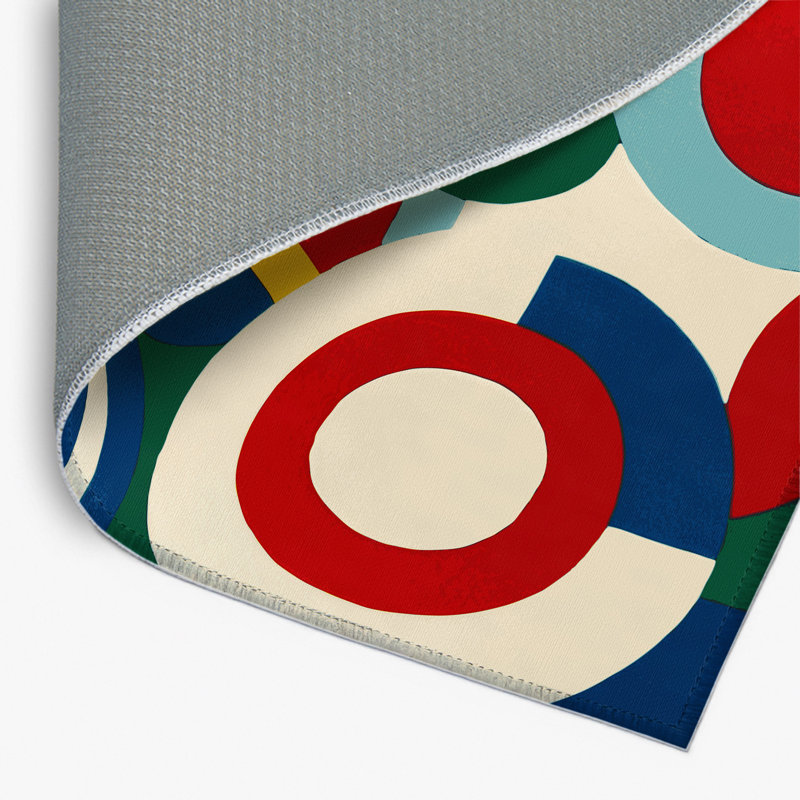 Tapis intérieur et extérieur Retro Groove, Rectangulaire 8 pi x 10 pi