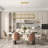 Perea 8 - Light Kitchen Island Steel Rectangle Dimmable Pendant-1417204060