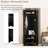 ON-TREND Minimalist Corner Hall Tree With Shoe Bench-101293759