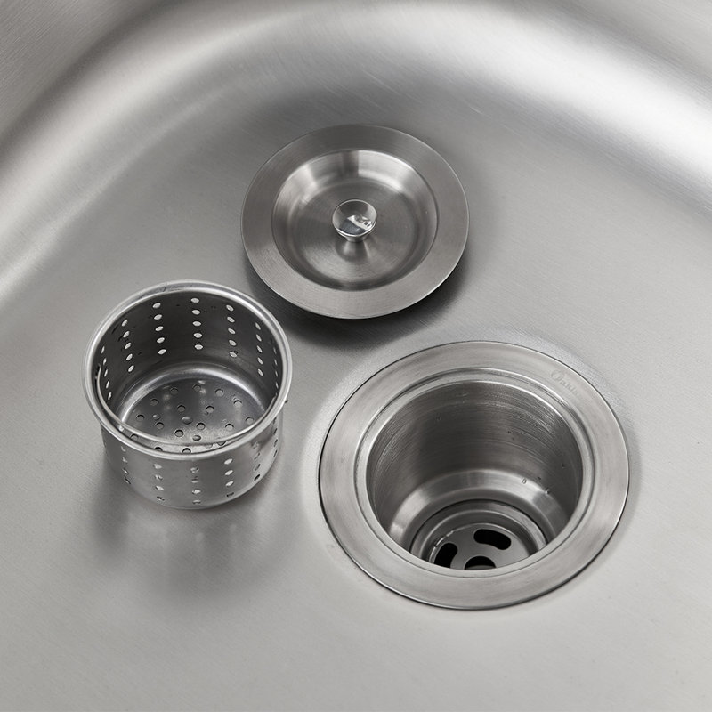 32" x 21" Undermount Stainless Steel Double Bowl Kitchen Sink, Double Bowl 20/80