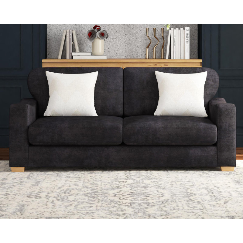 Theadford Three Seater, Fixed Back, Dark Mink