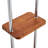 Vintage Industrial Coat Rack With Double Layer Hanger, Solid Wood And Stainless Steel, 70 Inch High For Organized Storage-1194429257