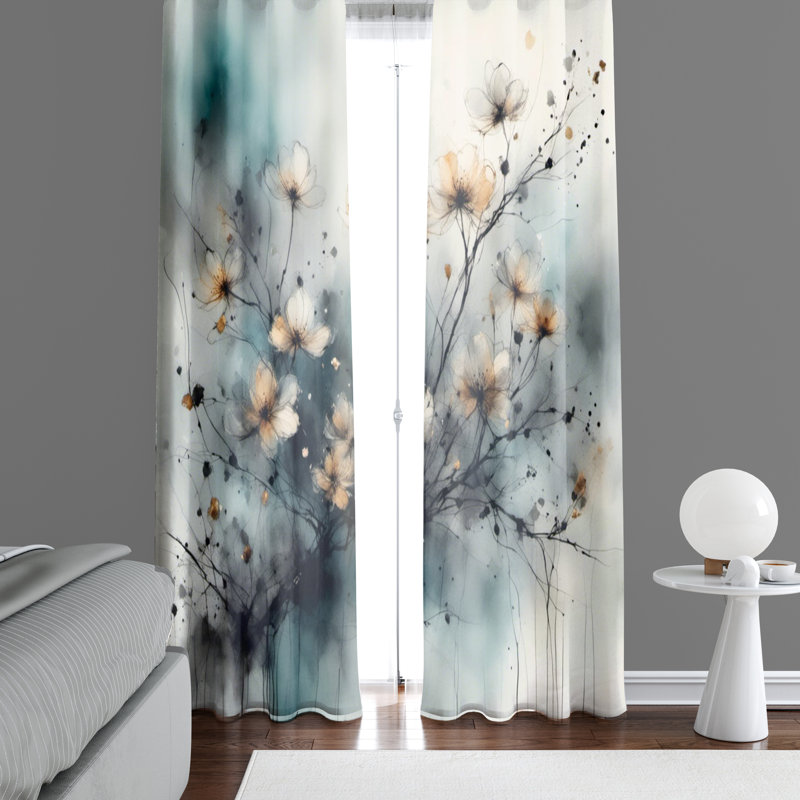 Window Curtains, 40" W x 82" L
