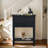 Console Table With 3 Drawers And Bottom Shelf-1065609754