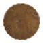 Table d'appoint d'extérieur d'intérieur - Table de bout durable de style souche d'arbre pour patio, jardin, salon, hauteur 16,61 po, finition grain de bois brun