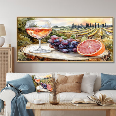 Birtie - Vineyard, art mural sur toile