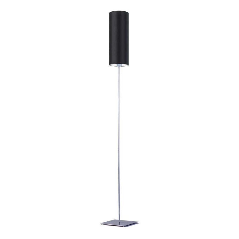 Florencja 165cm Traditional Floor Lamp, Black, Silver