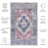 Ziebarth 172 M/W S/R Area Rug In Rust / Navy-1288294308