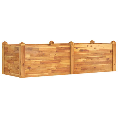 Hallis Wood Raised Garden Bed