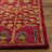 Wahcheechee Floral Handmade Tufted Wool Red Area Rug-74736725