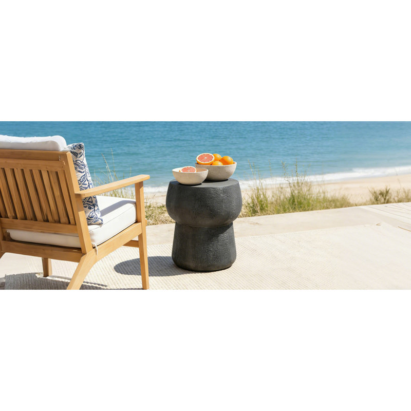 Tables de patio modernes, table d'appoint Mgo
