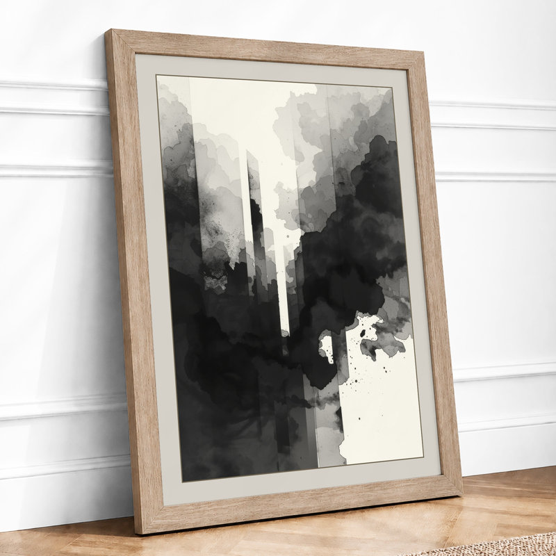 Urban Monument Modern - Framed Print, A1 - 84.1 x 59.4 cm, Oak