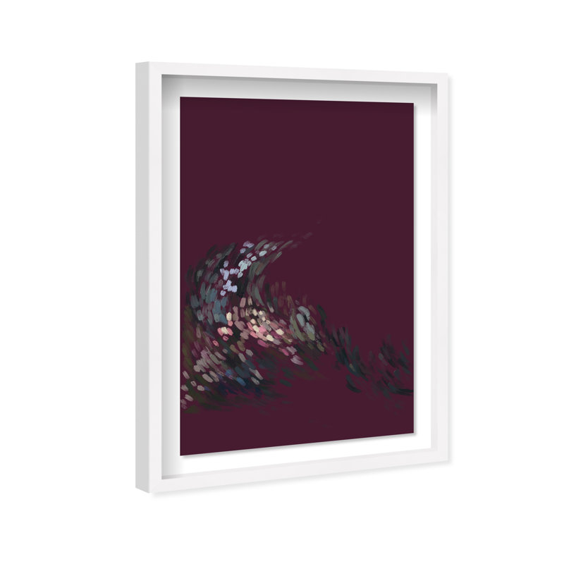 A Spring Wave Print by Oliver Gal, 31.5"H x 46.5"W, White Shadowbox