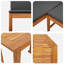 Ensemble bistro 3 pièces vidaXL Garden-474317092