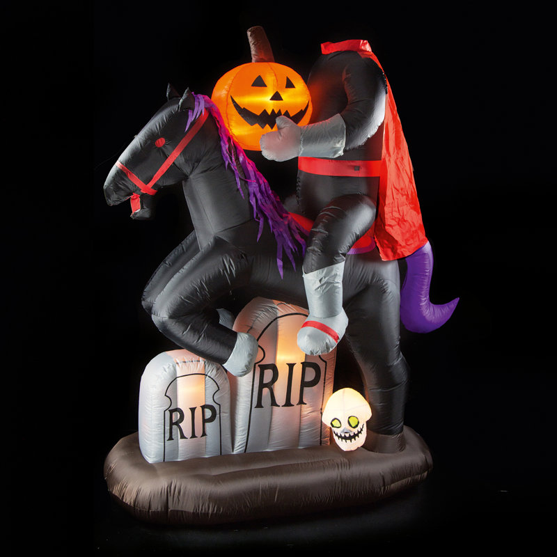 2m Halloween Headless Horseman Inflatable