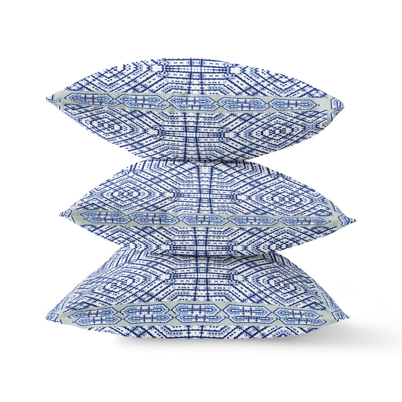 Coussin en suède avec fermeture à glissière Wreath Palace, 16 po x 16 po, Mauve indigo