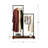 Hararat 43.1'' Rolling Industrial Pipe Clothing Rack