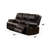 Zuriel Brown Synthetic Leather Recliner Sofa