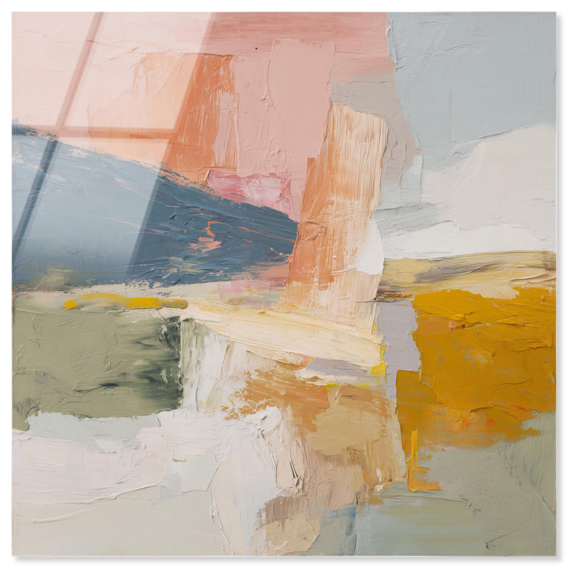 «Soft and Vibrant II», reproduction d'art sur toile par Art Remedy, prête à être suspendue, 16 x 16, H 16 po x l 16 po