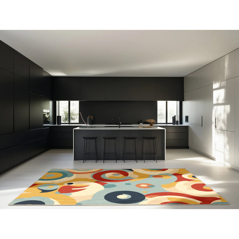 Dazzling Jive Rug, Square 6'