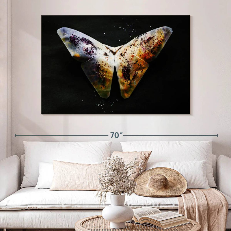 Origami papillon Kerner, H 8 po x l 12 po