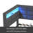 Twin Size Daybed With Storage 2 Drawers And Charging Station, Day Bed Frame With LED Lights And Storage Headboard, No Box-Spring Needed-1063171483