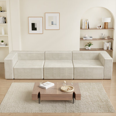 3 Seater Corduroy Sofa