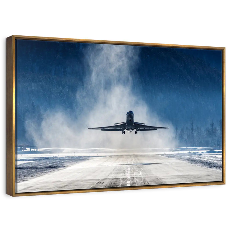 Premier vol, Cadre flottant doré, 19 po x 13 po