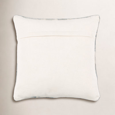Alain Embroidered Cotton Blend Throw Pillow