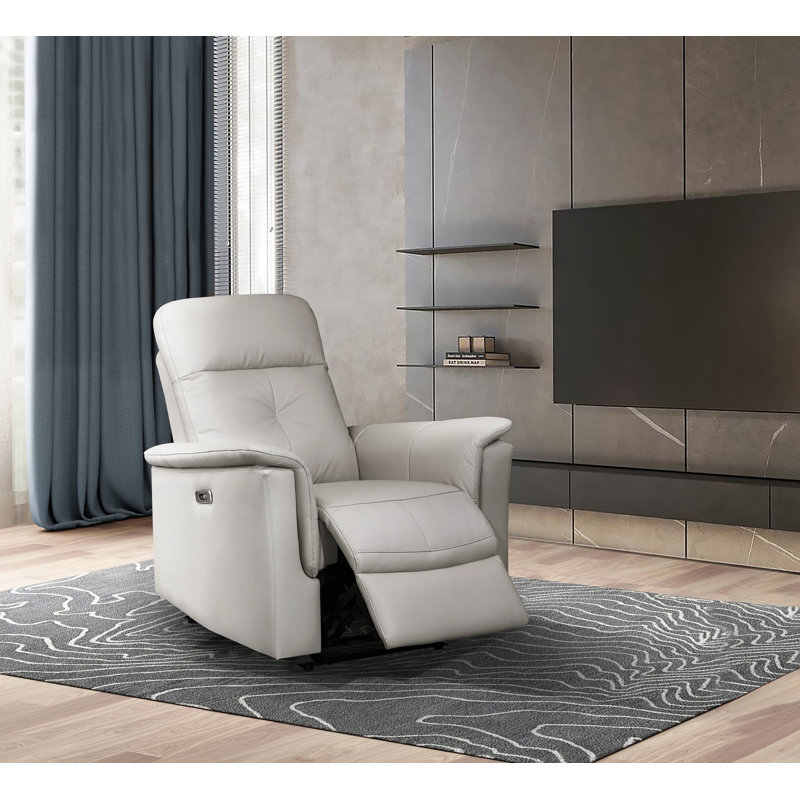 Fauteuil inclinable électrique, argent, Argent
