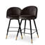 Cooper Swivel Upholstered Bar Stool with Metal Frame-13668574-13668575