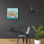 «Lovely Llamas Christmas III» par Mary Urban, acrylique-141460742