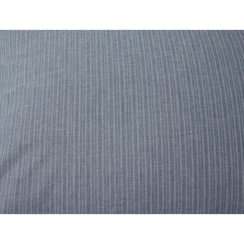 Organic Crinkled Percale Sheet Set, Queen Sheet Set with 2 Pillowcases, Undyed
