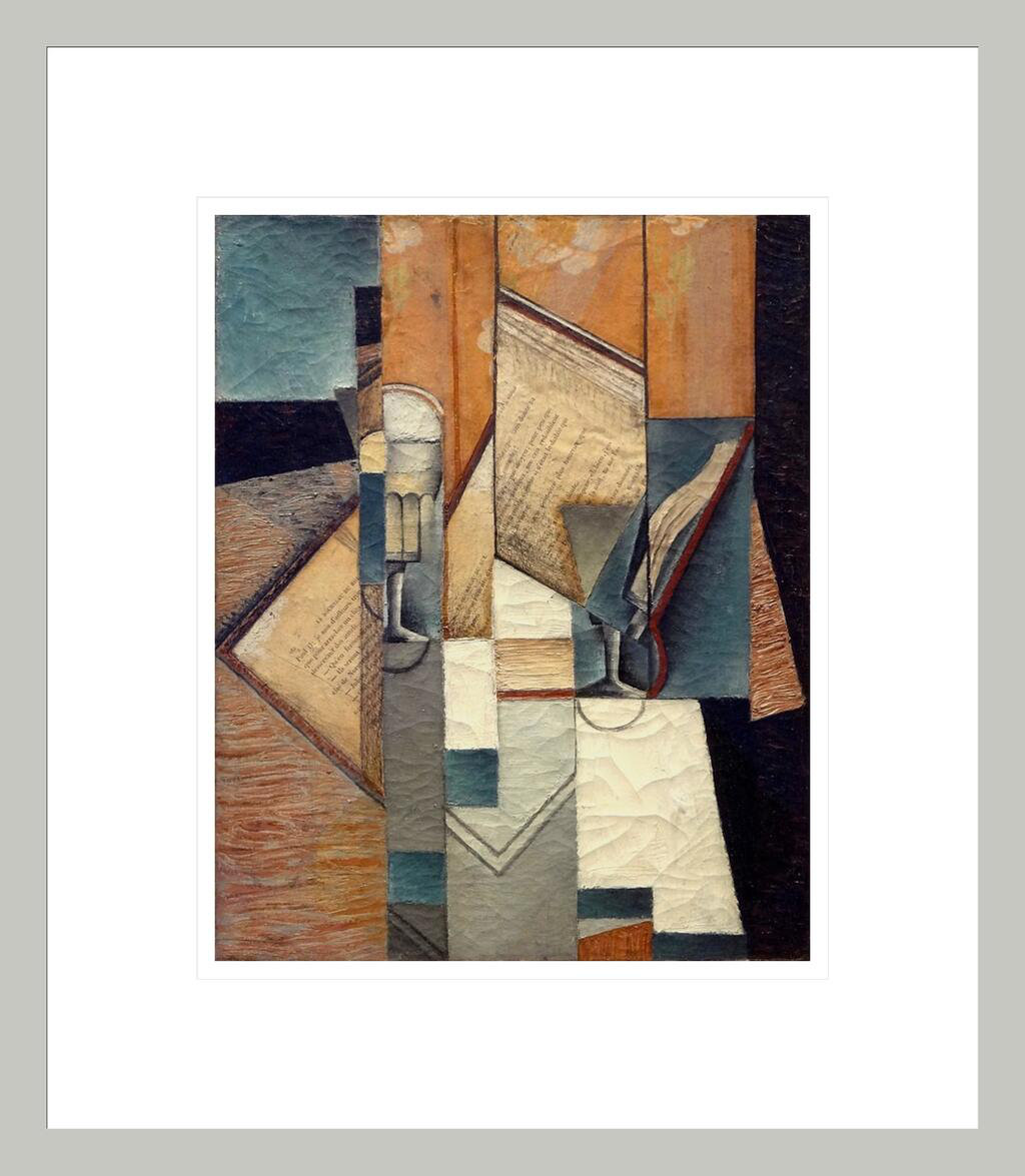 Red Barrel Studio® The Book (El Libro) by Juan Gris -Framed Giclee ...