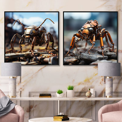 Industrial Antics Ant - Animals Square Collage Set Of 2