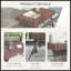 Table d'appoint pliante en rotin