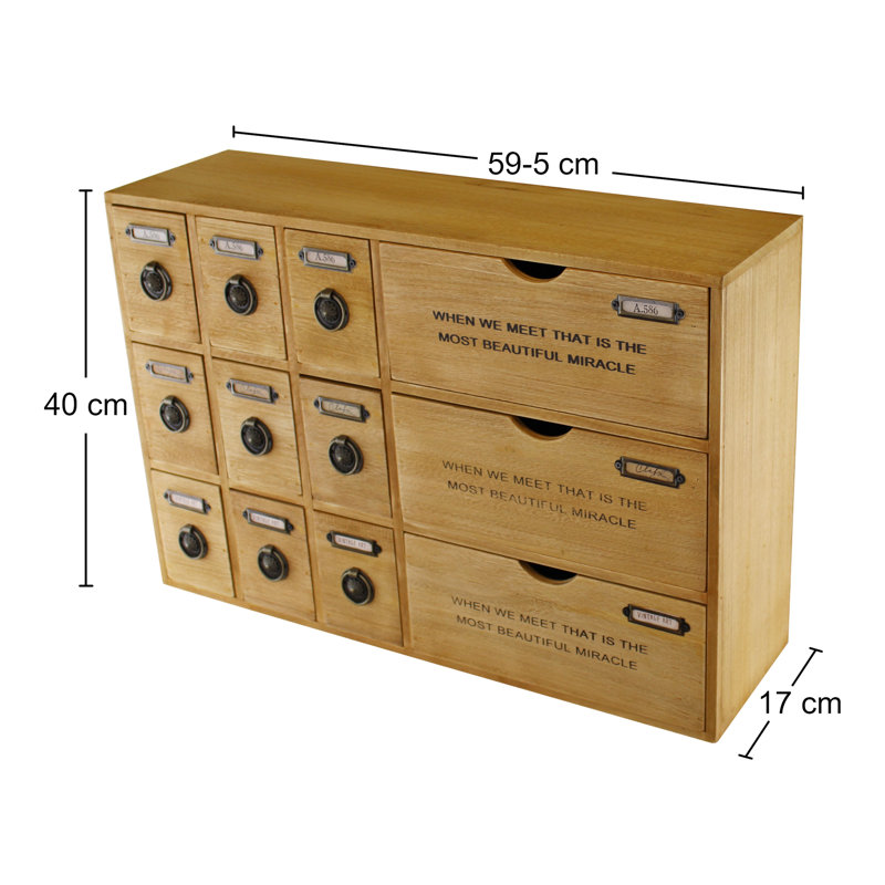 Deweese Wood Desk Organiser