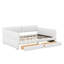 Grand lit plateforme tapissier avec port USB et tiroirs-115185447