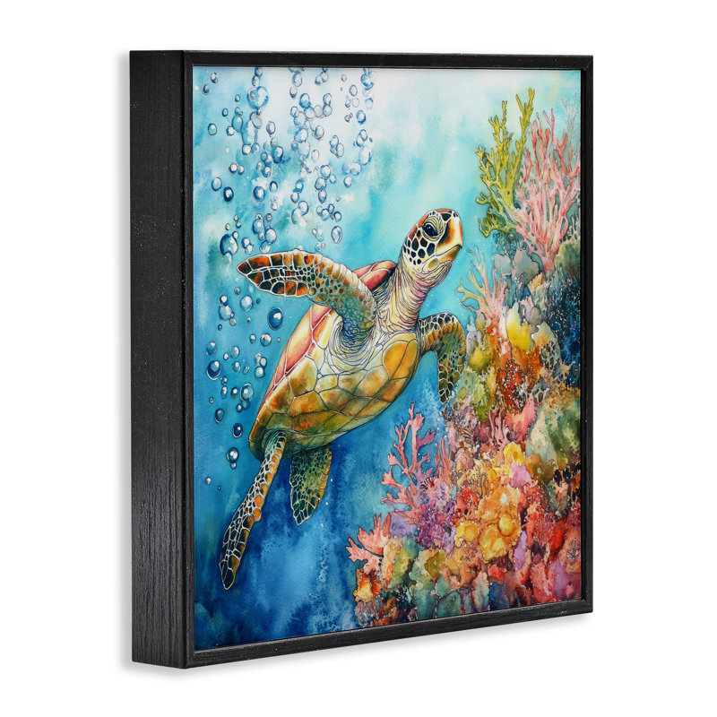 Giclée encadrée, dessin par Tina LeCour, Giclée encadrée noir minuit, H 24 po x l 24 po