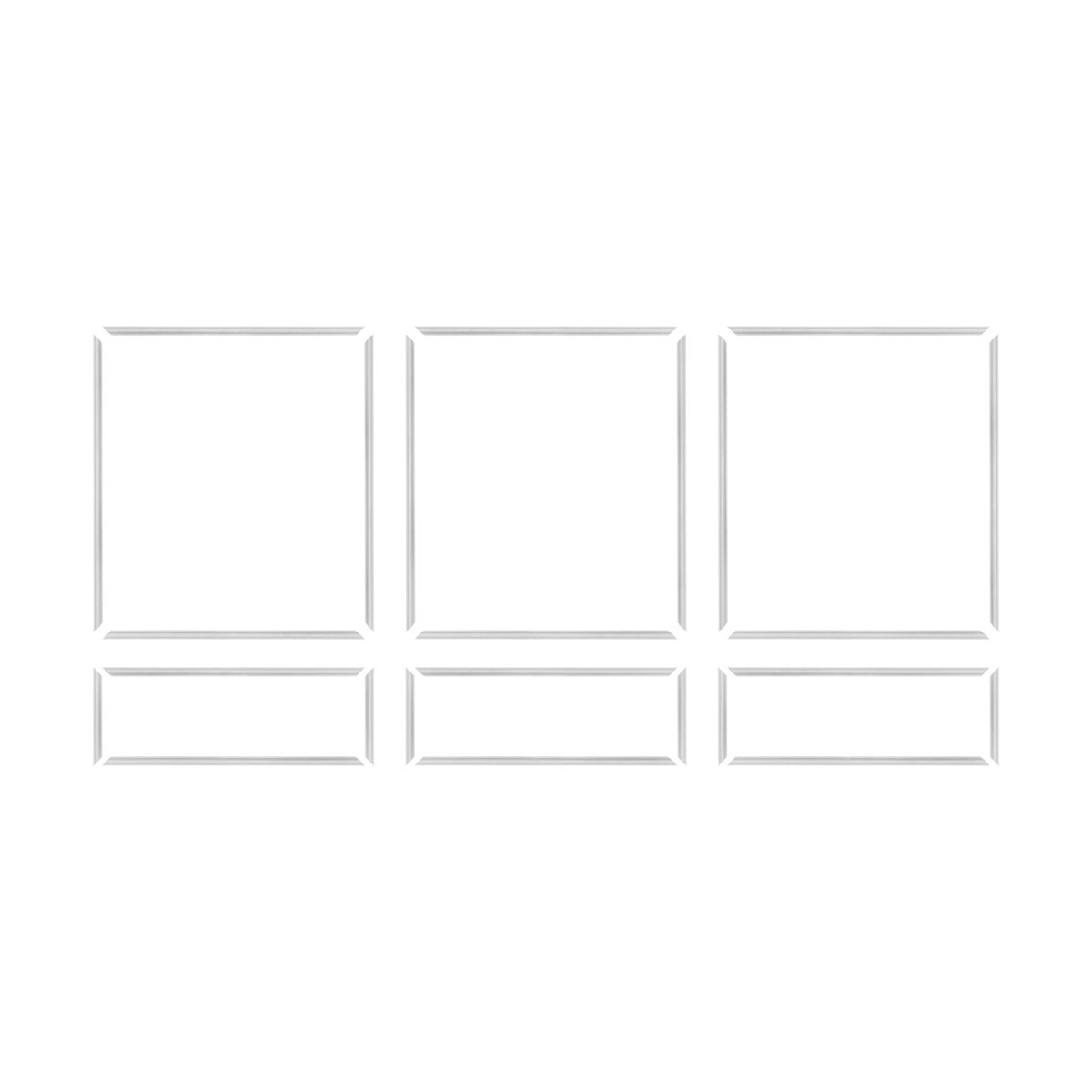 Architectural Products by Outwater L.L.C. Outwater White Pre-Mitered ...