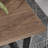 Edzard Industrial Style Wood Effect Dining Table Set with 4 Luxury Velvet Upholstered Dining Chairs-1067361413