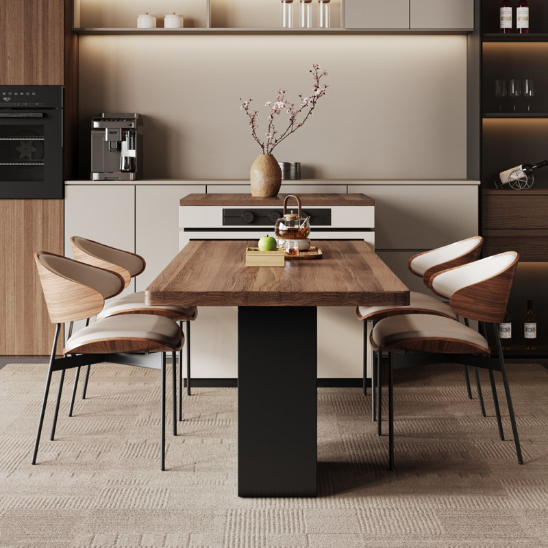 Simple and Retro Design Dining Table