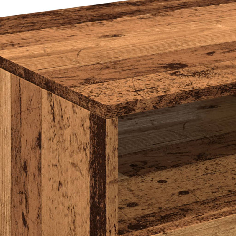 Daasia Coffee Table with Storage, Old Wood