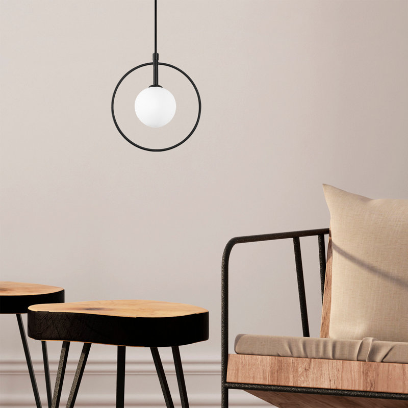 Luminaire suspendu sphère 1 lumière Bello